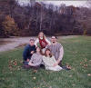 children group by a river
